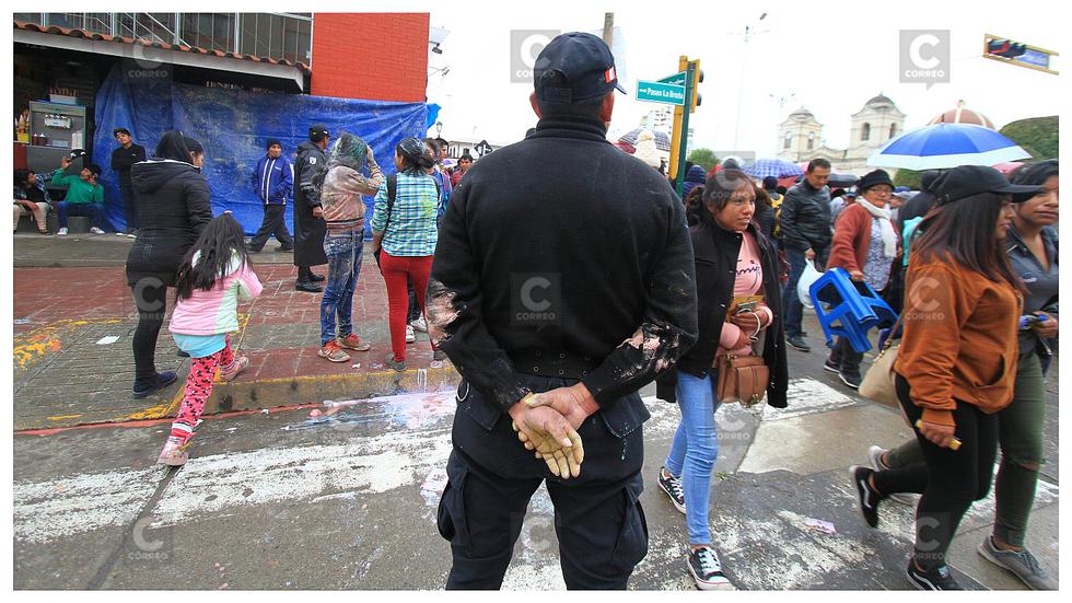 Huancayo celebró a lo grande  el inicio de los carnavales (FOTOS Y VIDEO)