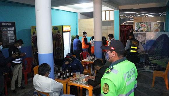 Tacna: Intervienen nueve personas en bar clandestino