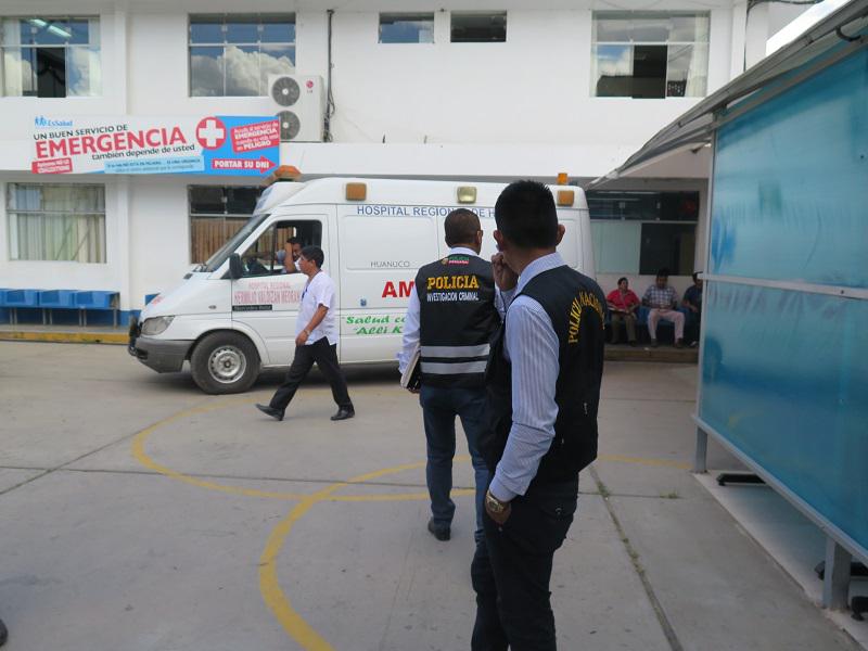 Huánuco: policía al borde de la muerte tras dispararse en la sien