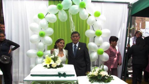 61 parejas contrajeron matrimonio en Paucarpata