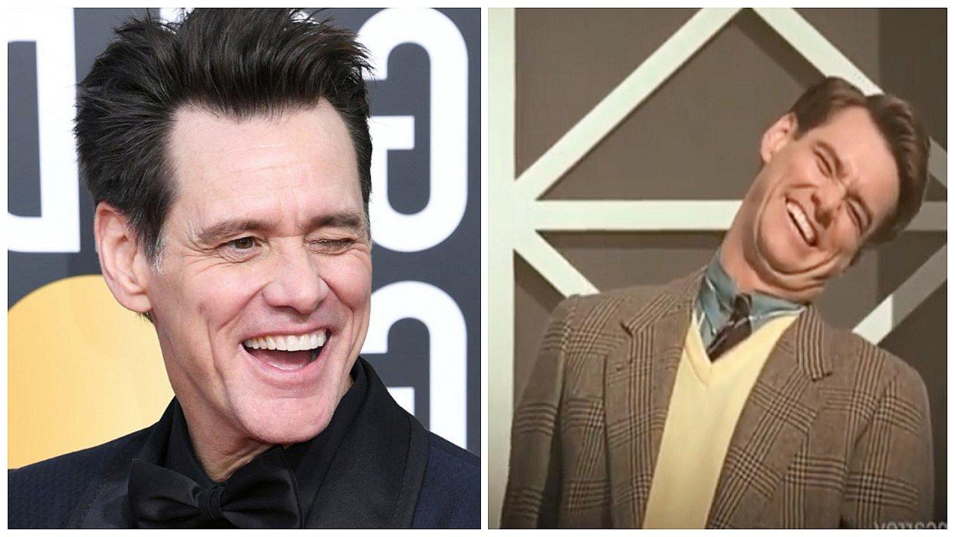 Jim Carrey impacta a sus fans por su apariencia en foto junto a Eugenio Derbez