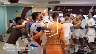 Francia utiliza canción de Inglaterra para celebrar previo al partido que sostendrán en el Mundial (VIDEO)