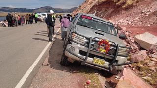 Motociclista muere tras chocar con camioneta en la vía Juliaca-Putina