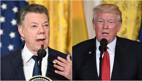 Casa Blanca: Donald Trump y Juan Manuel Santos en conferencia de prensa