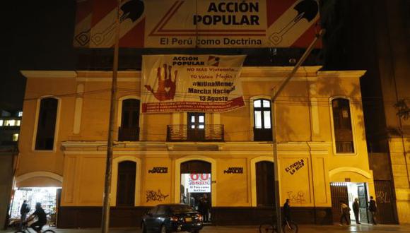 Comité Ejecutivo Nacional de Acción Popular verá situación de los seis congresistas apodados "Los Niños" este sábado 6 de agosto en su local partidario en el Centro de Lima. (Foto: GEC)