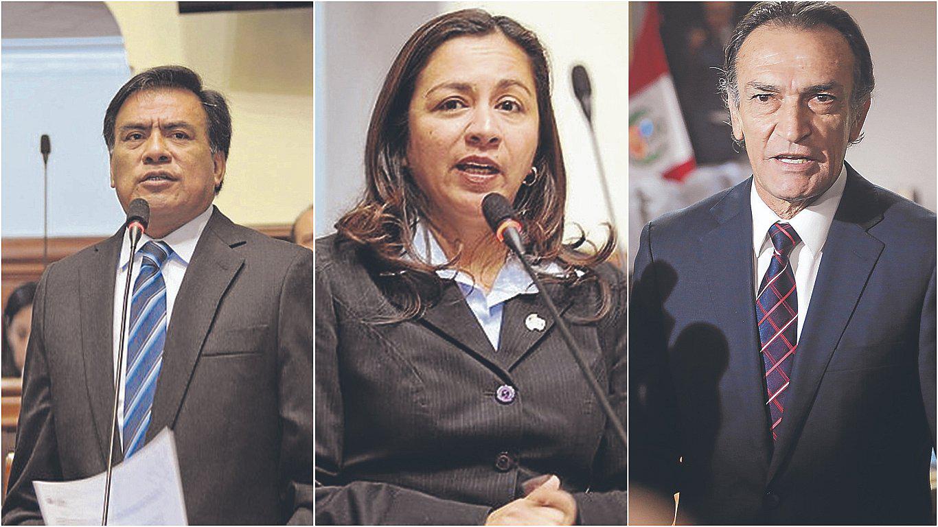 Tres congresistas piden ser excluidos de investigación