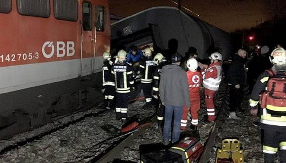 Austria: Choque entre dos trenes deja varios heridos cerca de Viena