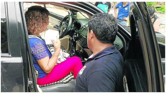 Policía detiene a esposa del alcalde de Satipo por usar vehículo municipal