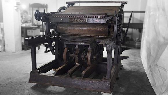 Exposición de la imprenta dónde se imprimió los 7 ensayos de José Carlos Mariategui