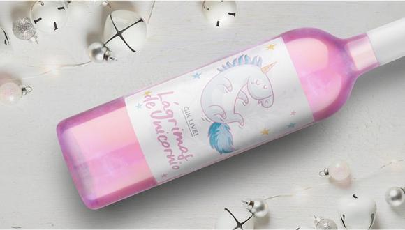 Crean un delicioso vino de unicornio rosa para estas fiestas navideñas (FOTOS) 