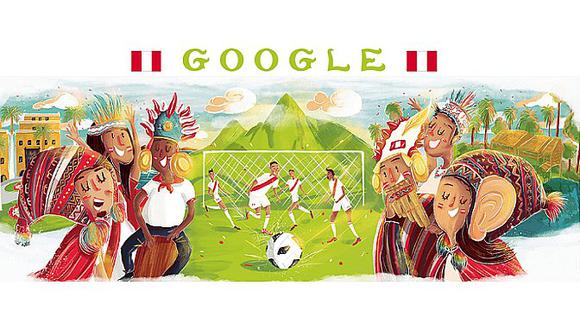 Google celebra la segunda participación del Perú en Rusia 2018
