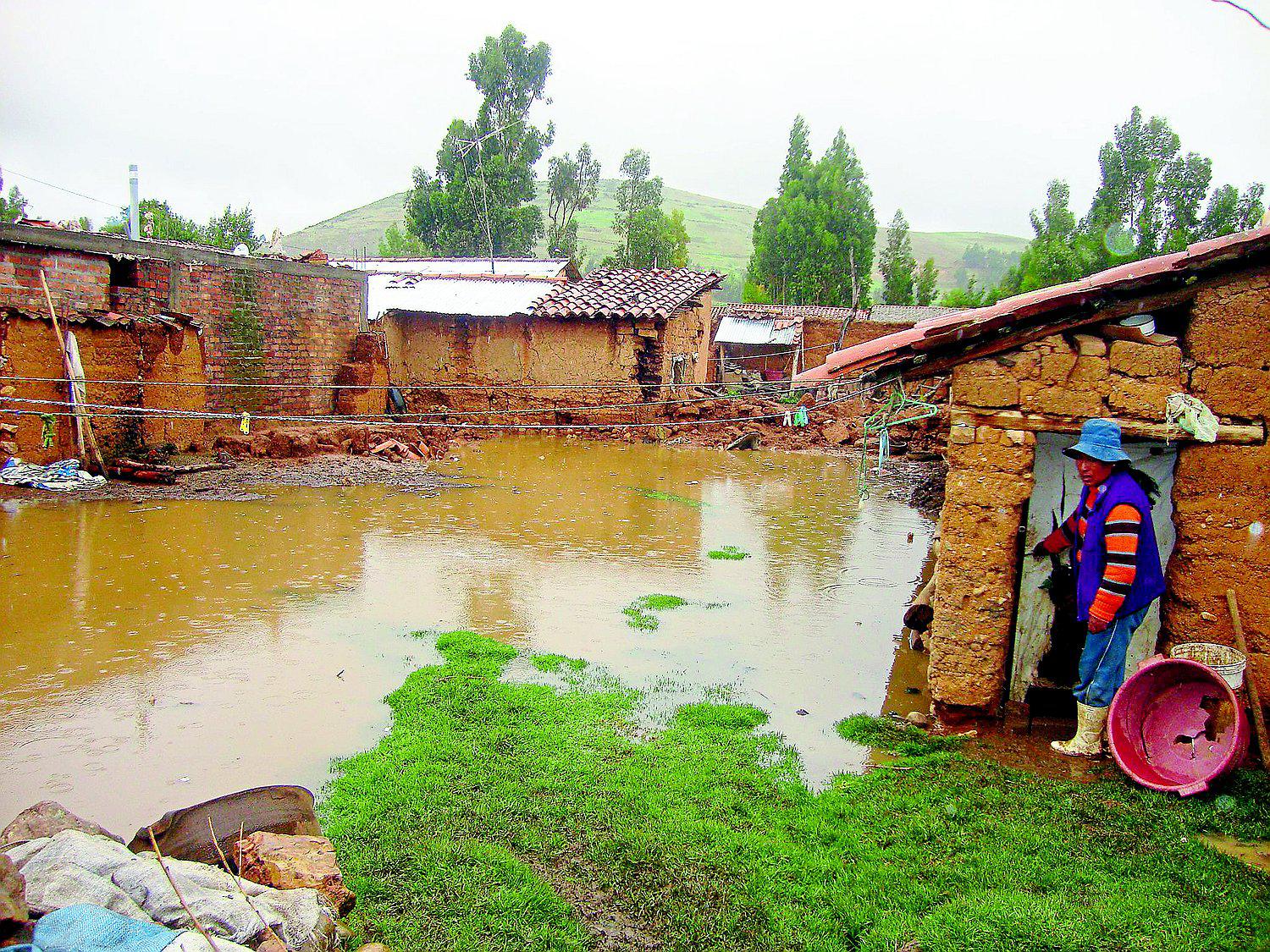 Más de 20 en mapa de riesgo por las lluvias en distrito de Chilca y El Tambo
