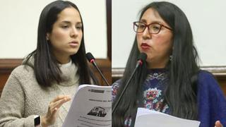 Congresistas Sigrid Bazán y Ruth Luque anuncian moción de censura contra Pedro Angulo 