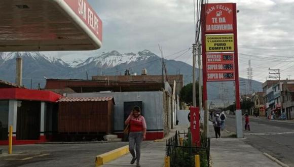 Precios de combustibles en Arequipa este viernes 21 de abril. (Foto: Correo).