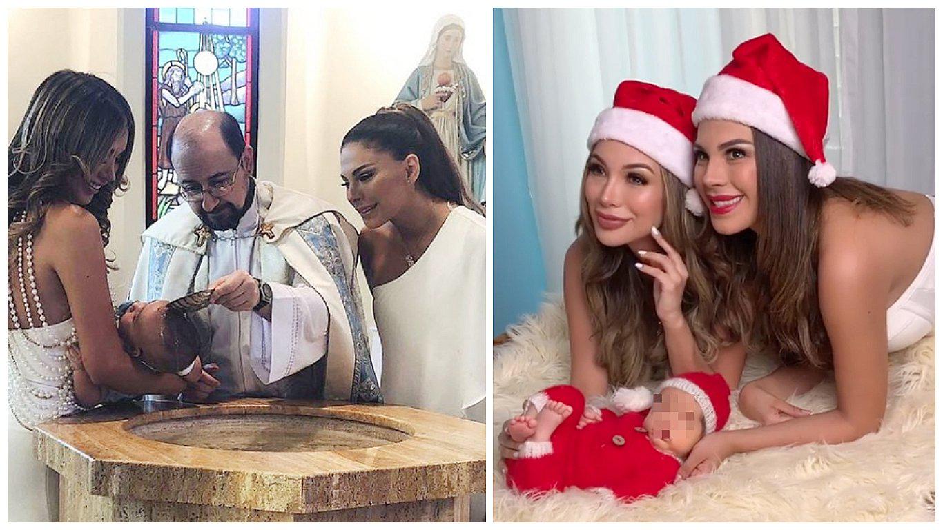 Paula Manzanal bautizó a su hijo y Stephanie Valenzuela fue la madrina (FOTOS)