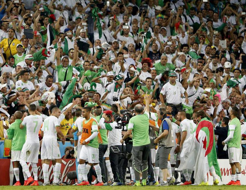 Brasil 2014: Así celebró Argelia su clasificación a octavos de final