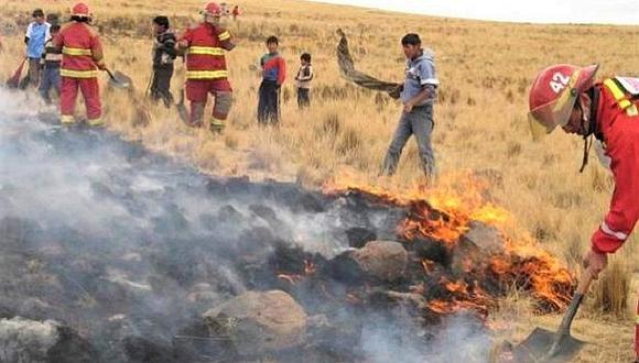 En lo que va del 2019 se han registrado 136 incendios en la región Puno