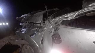 Cuatro heridos deja volcadura de camioneta en la vía Juliaca-La Rinconada
