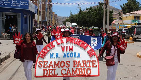 Diresa registra 71 casos de SIDA en lo que va del año en Puno
