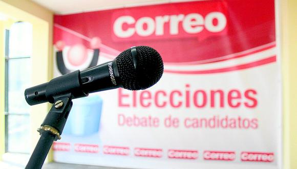 Correo organiza debate de candidatos a Huancayo y la región