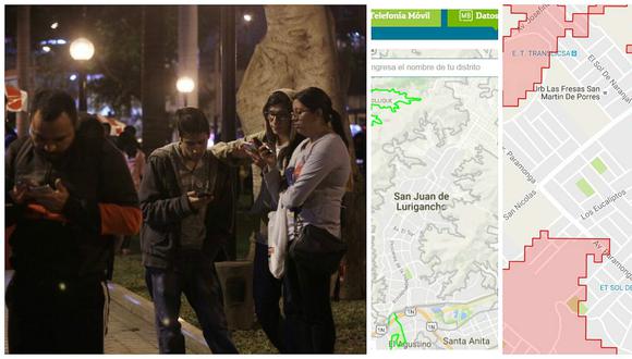 Internet ilimitado: estas son las zonas de Lima donde Claro y Movistar no tienen cobertura