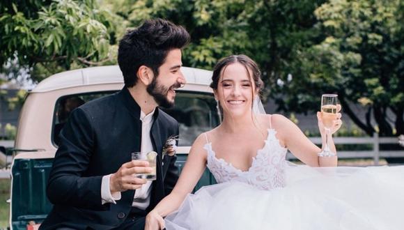 Evaluna Montaner y Camilo Echeverry se casaron en febrero de 2020. (Foto: @evaluna)