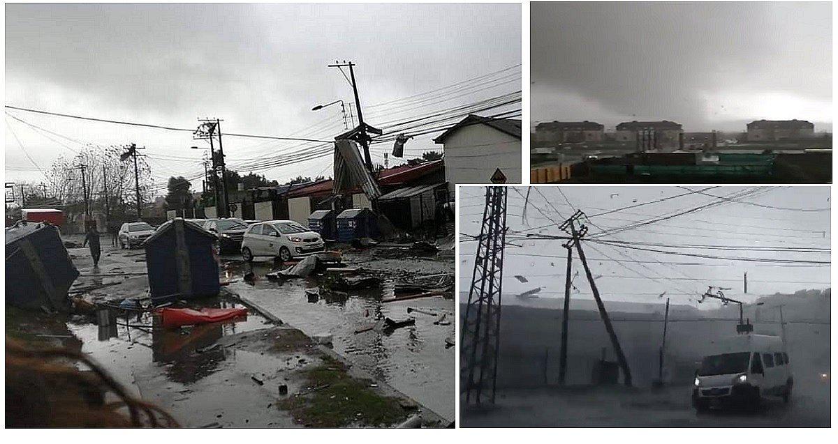 Chile: Se registran impresionantes trombas marinas en Biobío (VIDEOS y FOTOS)