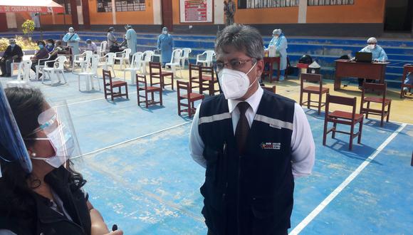 Director regional de salud de Tacna Oscar Galdos Rodríguez. (Foto: Adrian Apaza)