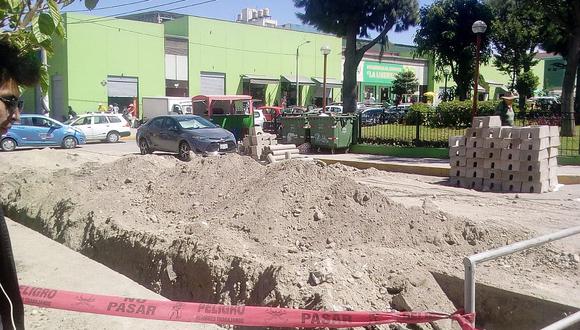 Obras inconclusas afectan a vecinos de La Libertad en Cerro Colorado