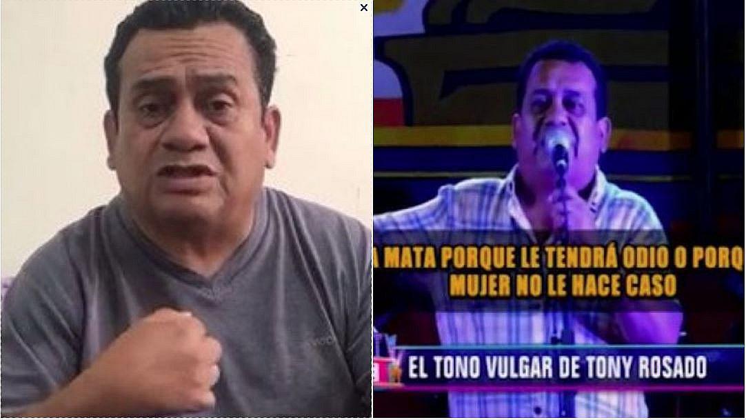 Tony Rosado: piden iniciar investigación fiscal en su contra por "apología al feminicidio"