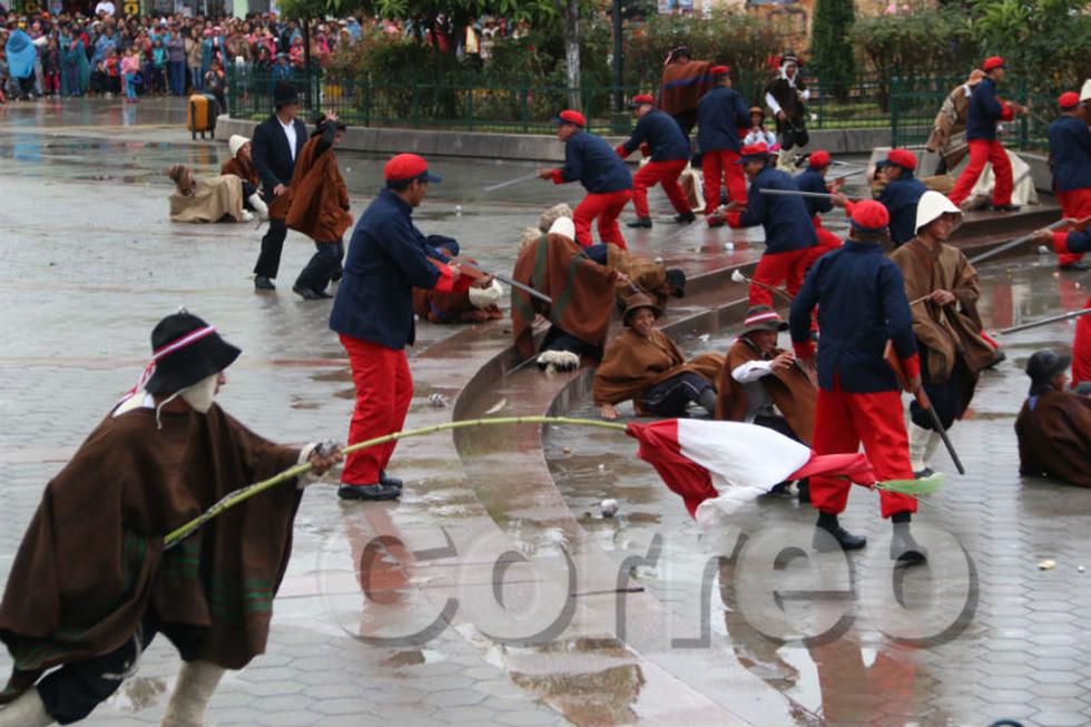 Decenas de actores escenifican Batalla de Carato (VIDEO) 