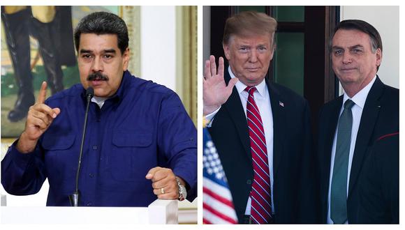 Gobierno de Nicolás Maduro acusa a Trump y a Bolsonaro de hacer "apología de la guerra" 