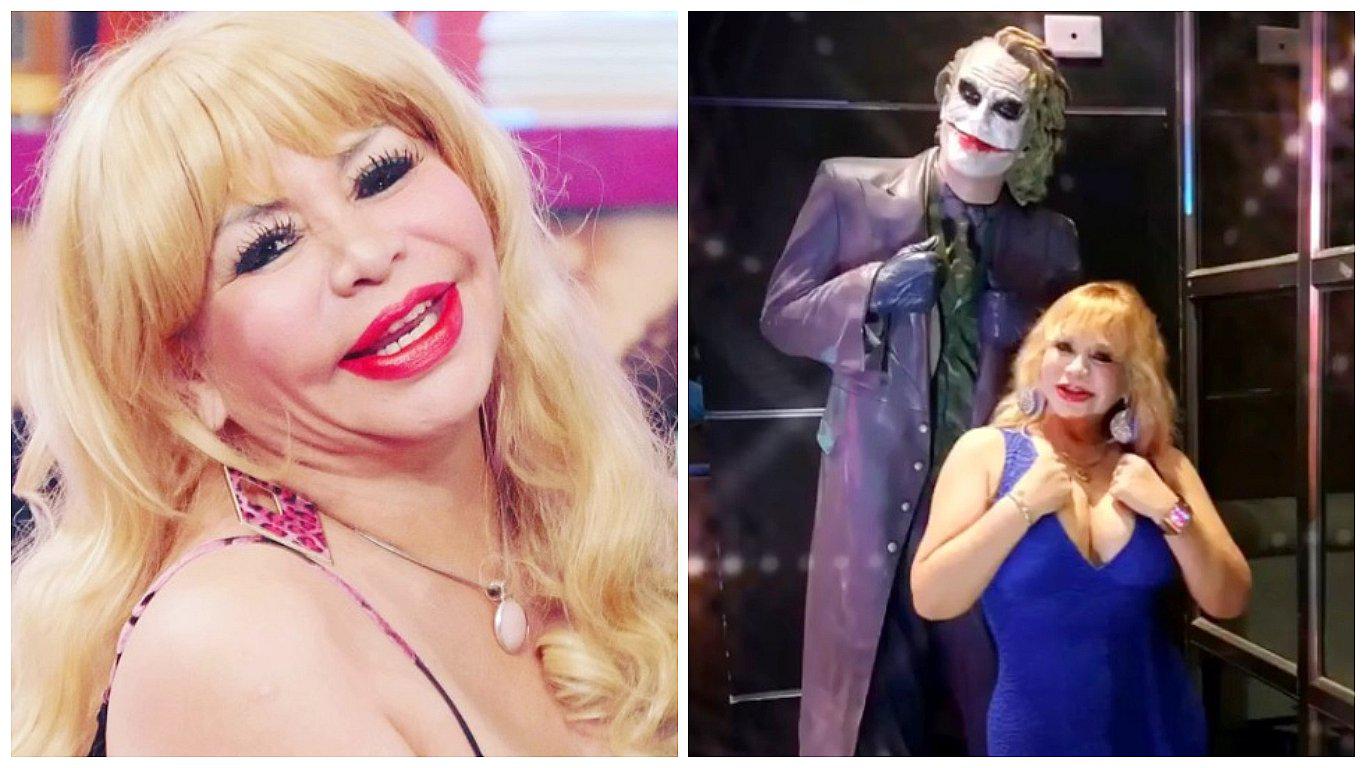 Susy Díaz causa furor al compararse con el ‘Joker’ en las redes sociales (FOTOS)
