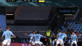 Renato Tapia tocó el balón con la mano: gol de penal de Benzema en el Madrid vs. Celta (VIDEO)