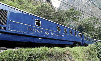 El Hiram Bingham, el mejor  tren del mundo