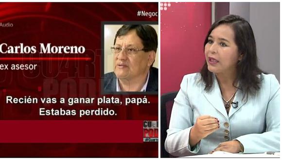 Nidia Vílchez sobre los audios de exasesor Carlos Moreno: "Da asco" (VIDEO)