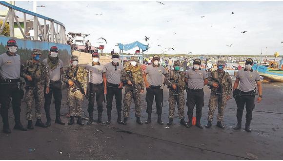 Aumenta el resguardo policial y militar en la villa Puerto Pizarro 