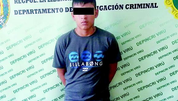 Virú: Detienen a menor acusado de sicariato