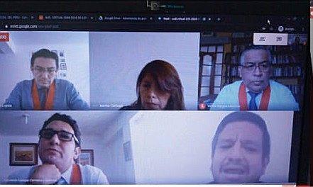 Salas penales de la Corte de La Libertad reinician audiencias mediante videoconferencia