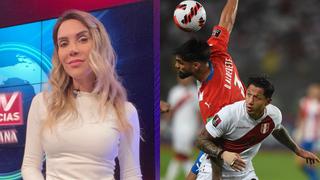 Perú vs. Paraguay: Juliana Oxenford y su respuesta a tuitero que le dijo que nadie vería su programa por el partido