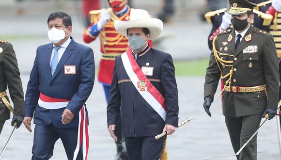 Pedro Castillo saludó a las Fuerzas Armadas en el bicentenario de la creación del Ejército. (Foto: Andina)