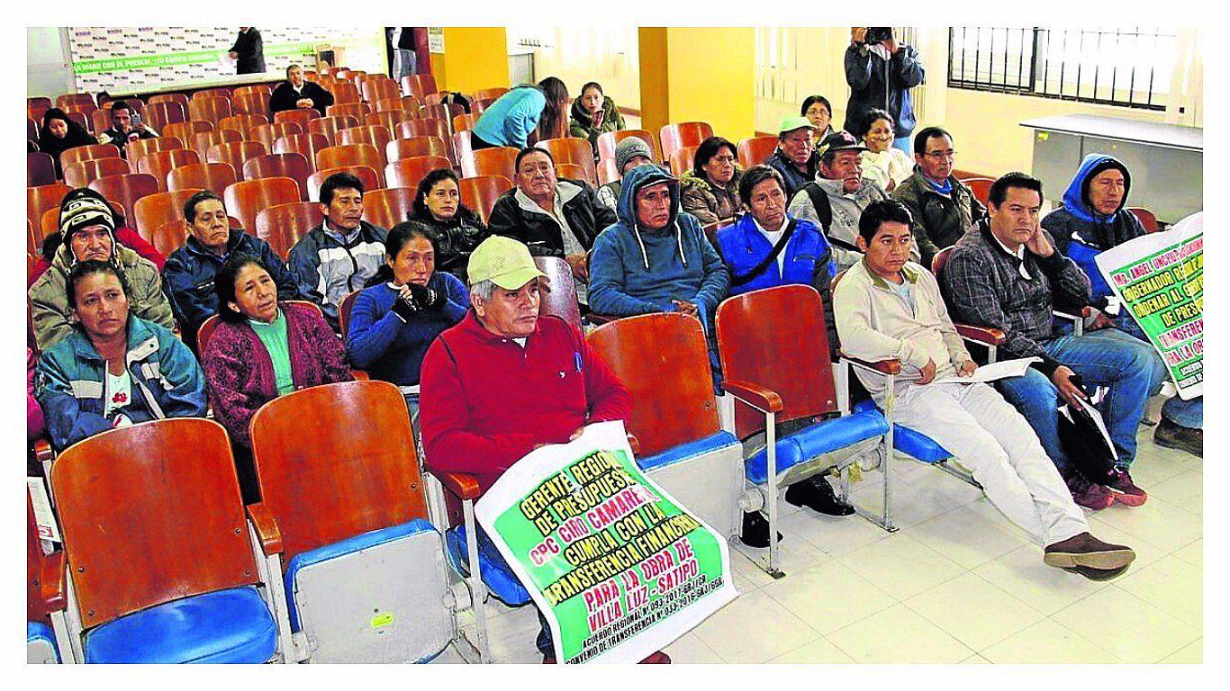 ​Por falta de informe demora transferencia del gobierno regional para Satipo