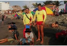 Tres menores de edad se salvaron de morir ahogados en el balneario de Huanchaco