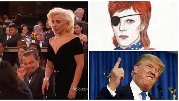Guerra de GIFs: Lady Gaga compite contra Donald Trump y David Bowie