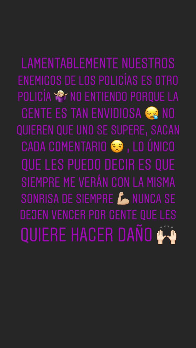 Suboficial de la PNP que cambió su uniforme por un vestido: "No entiendo por qué la gente es tan envidiosa"