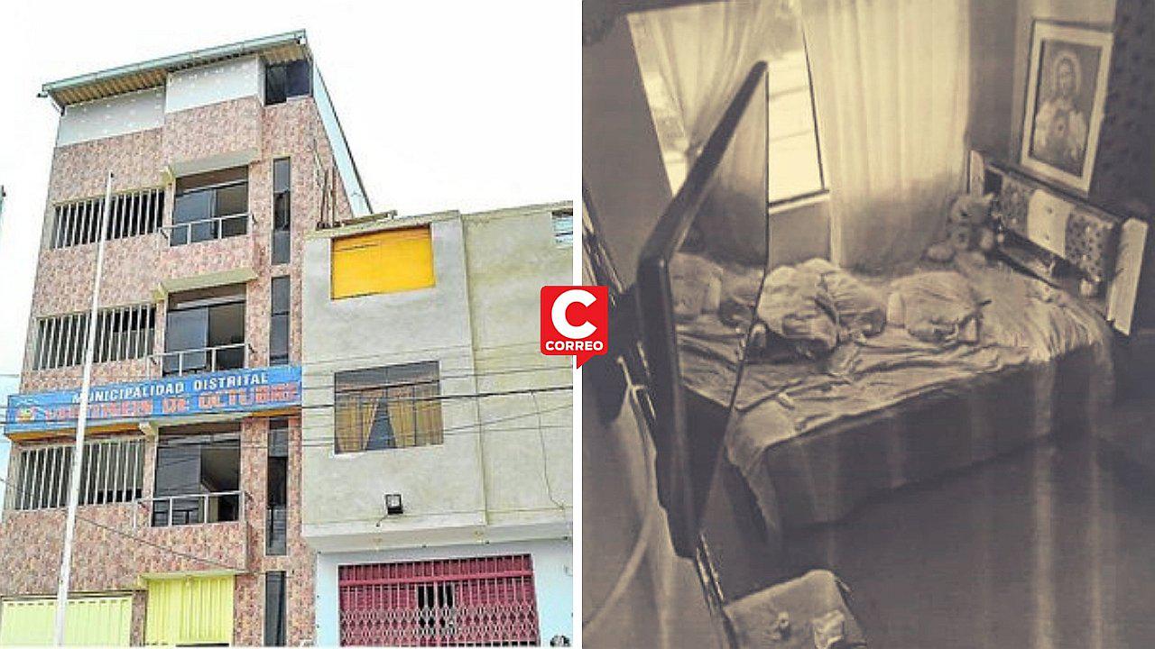 Encuentran un dormitorio en el edificio donde funciona una municipalidad distrital