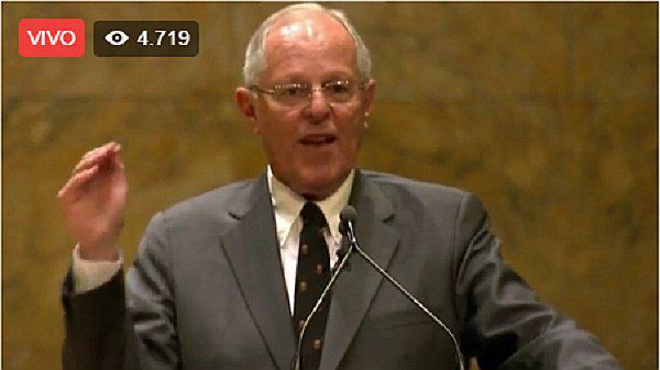 PPK en Princeton: "Tenemos que unir al Perú pese a diferencias políticas cortoplacistas"