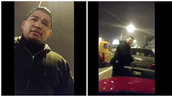 Facebook: Vigilante agrede a hombre por no juntar su auto a otros vehículos (VIDEO)
