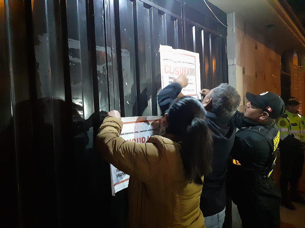 Clausuran dos locales clandestinos en cono sur