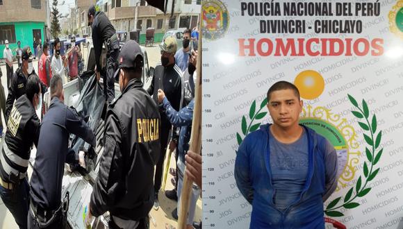 Lambayeque: El ciudadano colombiano Diego Fernando Laos Ordoñez (28) fue detenido por su presunta implicancia en el crimen de su hermano Fabián Arturo Ordoñez Ramírez, quien era curandero. (Foto: PNP)